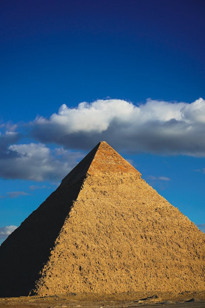 Pyramid Under Blue Sky